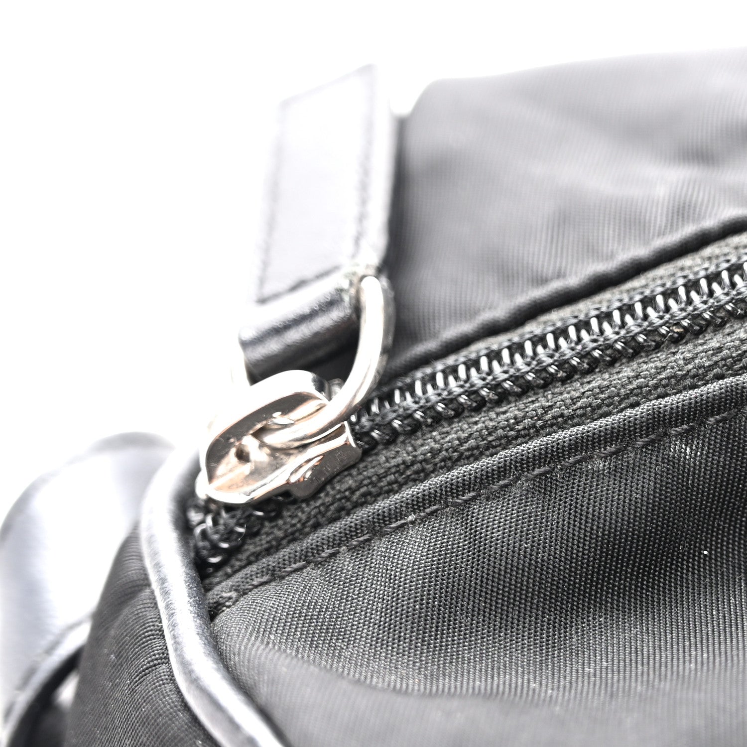 Calfskin Nylon FF Logo Embossed Changing Bag Black - Image 16