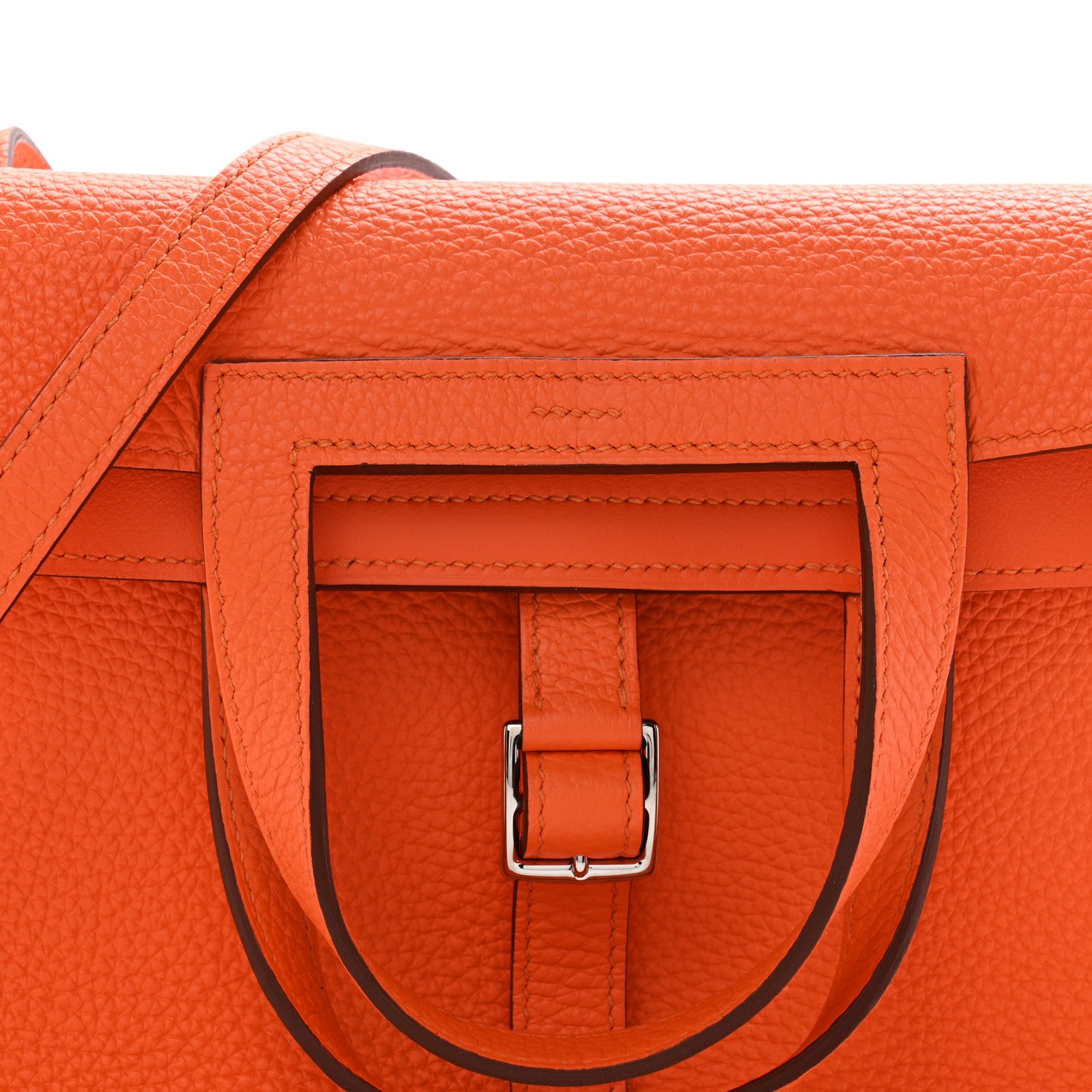 Taurillon Clemence Halzan 25 Orange Minium - Image 8