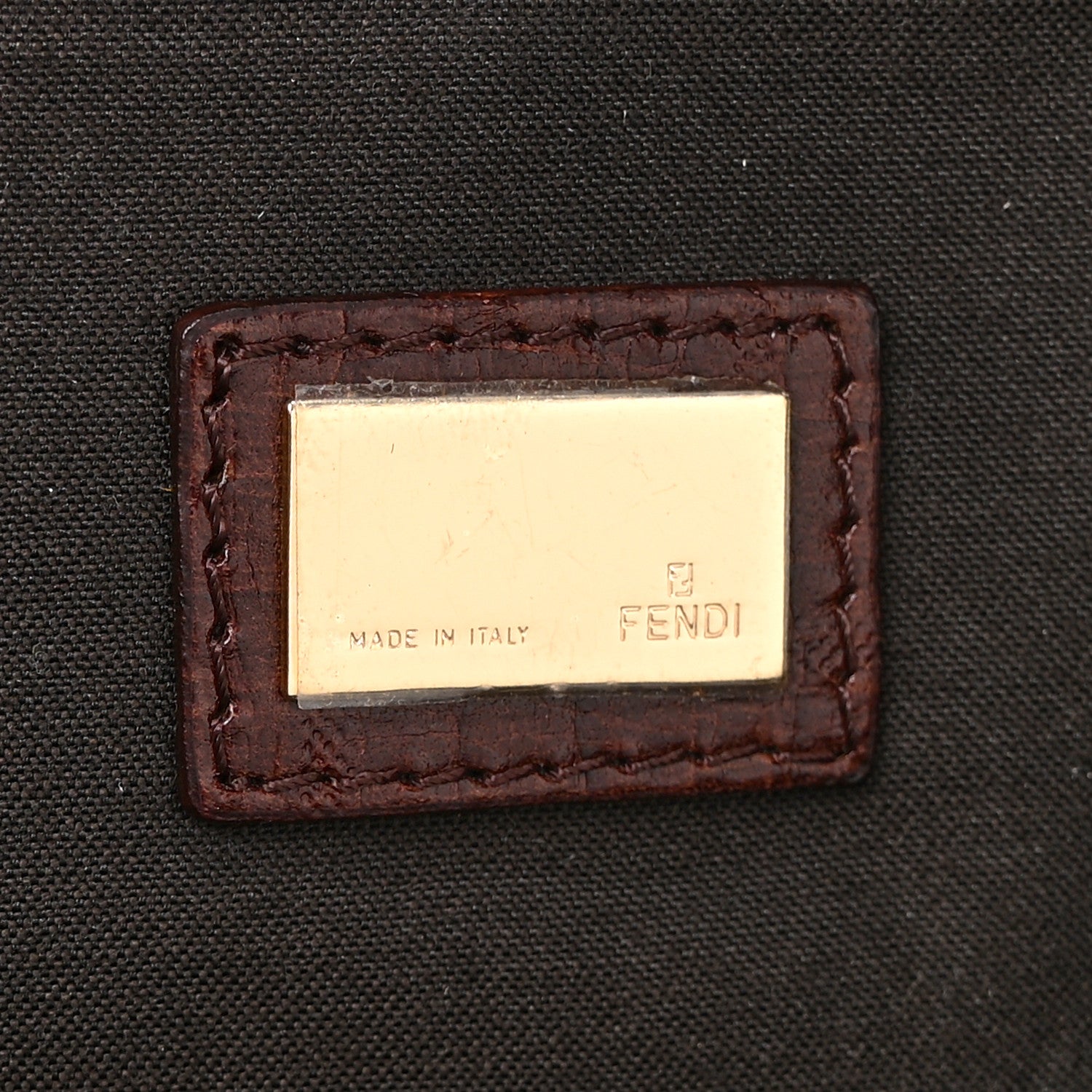 Zucchino Vitello Shoulder Bag Mogano Panna Bruciato - Image 6