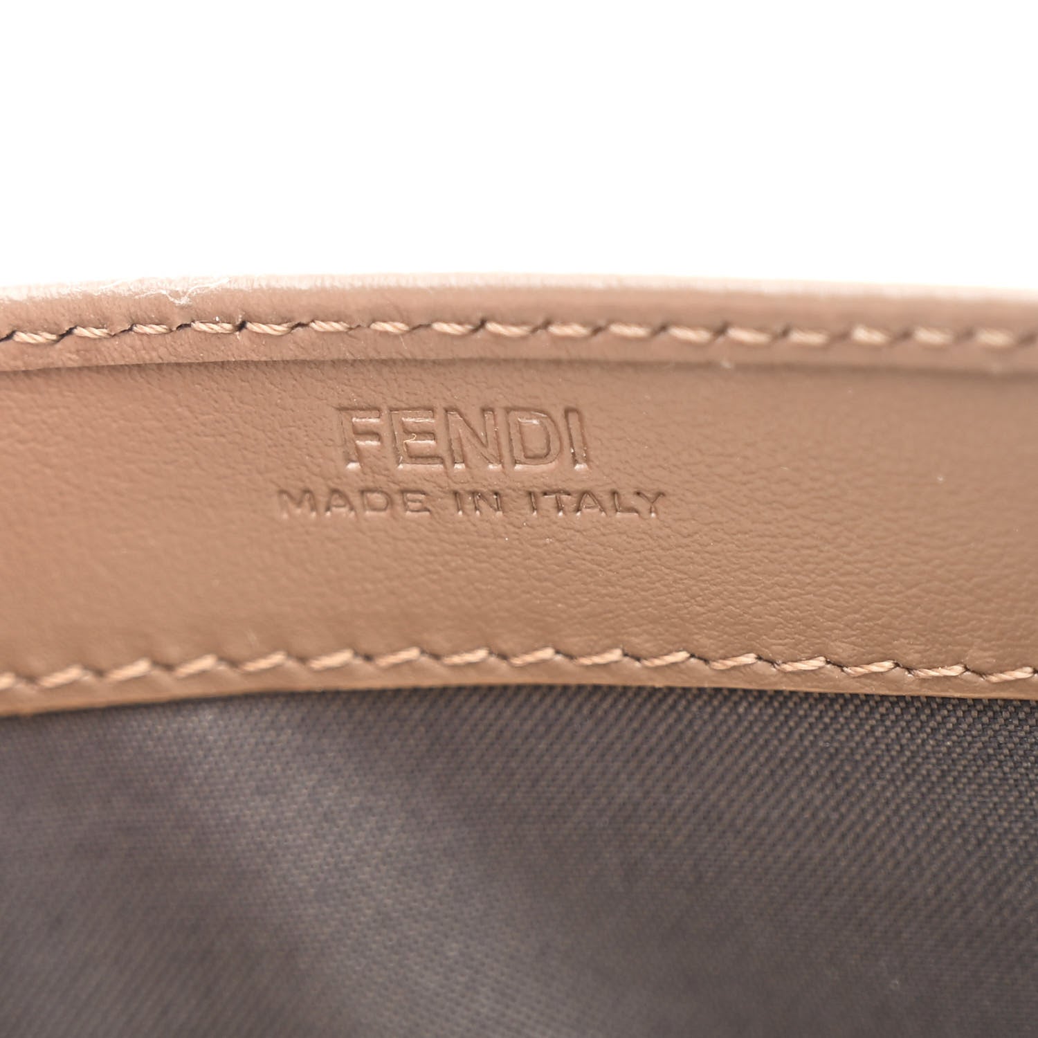 Vitello Soft F is Fendi Bi-Color FF 1974 Embossed Continental Envelope Wallet On Chain Maya Black - Image 7