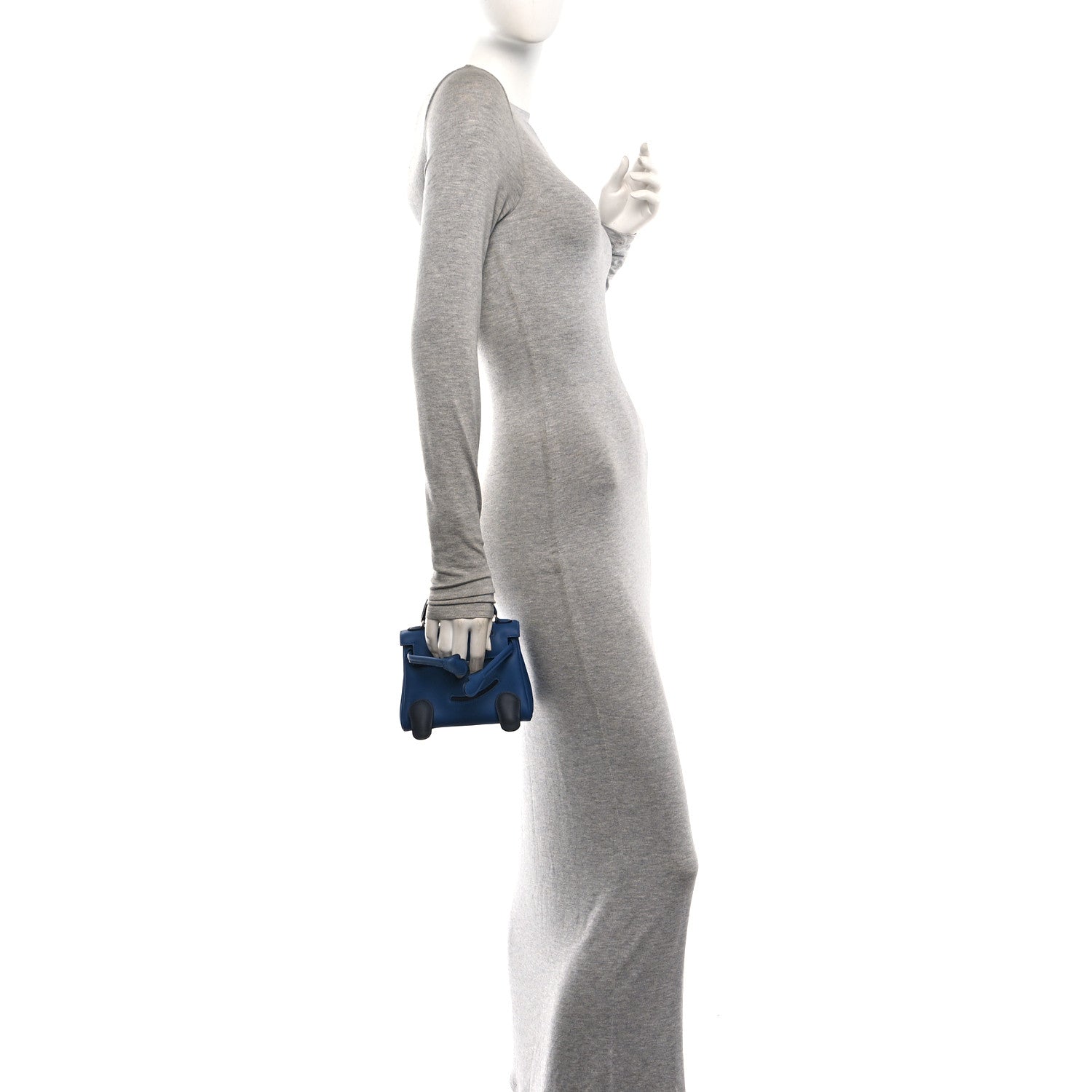 Swift Quelle Idole Kelly Doll Handbag Bleu Tie Caban - Image 2