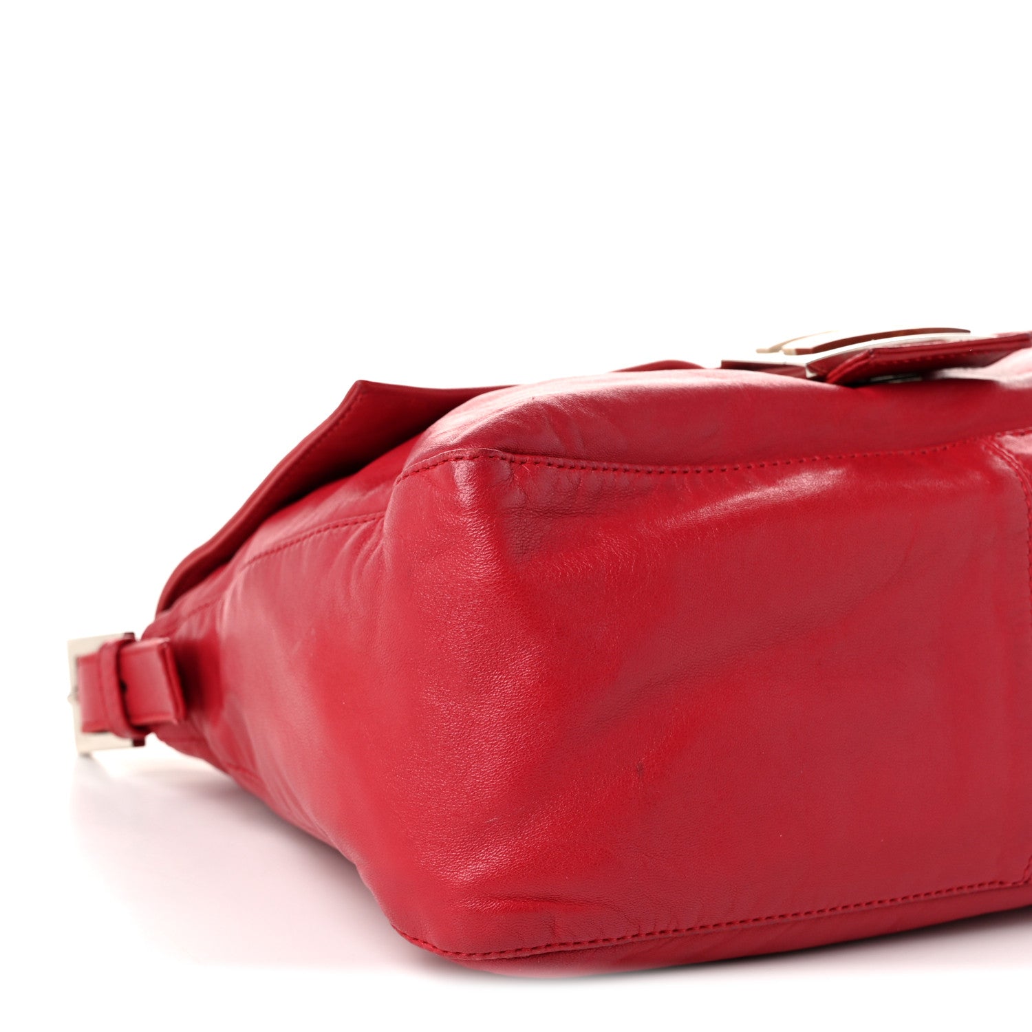 Calfskin Mama Baguette Red - Image 8