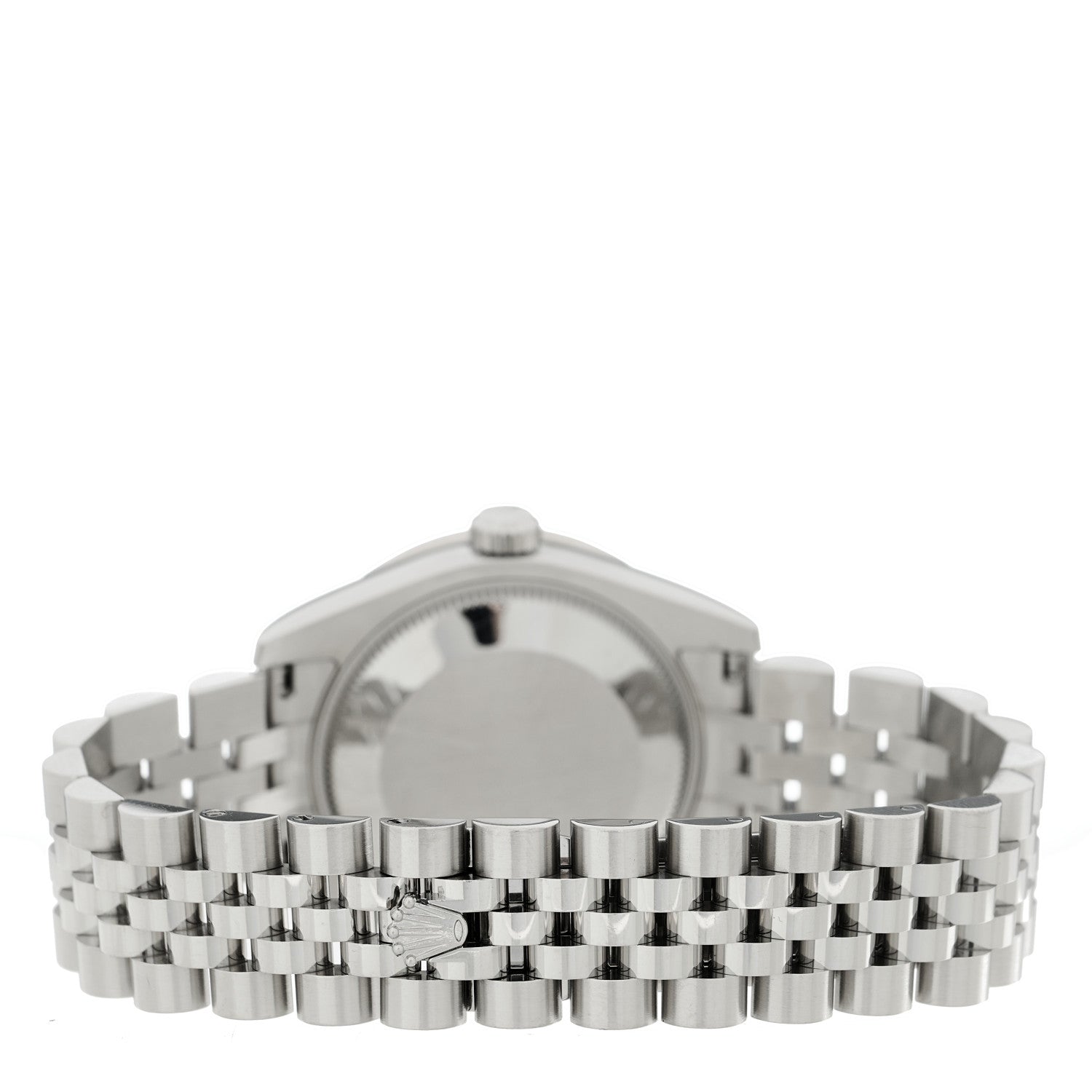 Stainless Steel 18K White Gold Diamond Bezel 31mm Oyster Perpetual Datejust Watch Silver 278384RBR - Image 6