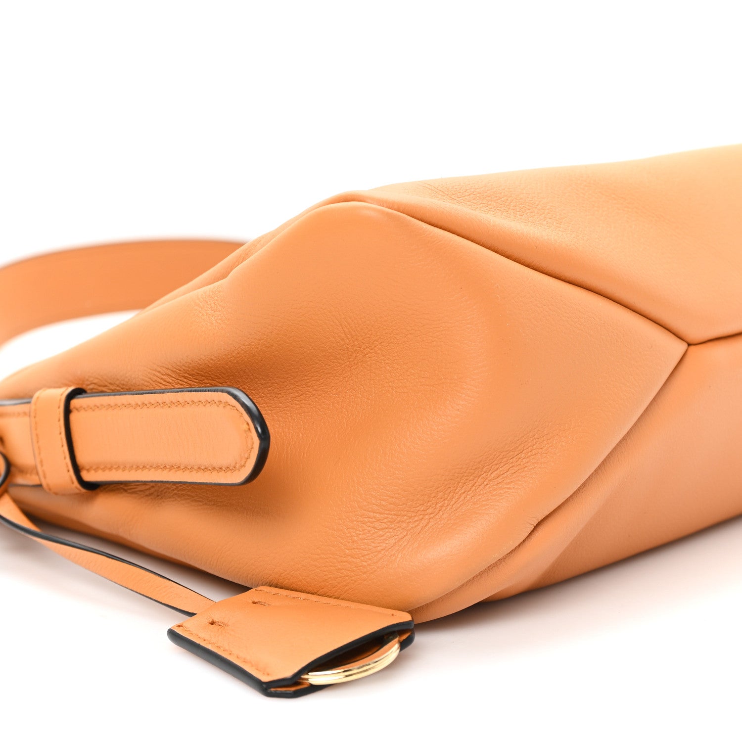 Soft Calfskin Medium Aimee Shoulder Bag Caramel - 图片 8