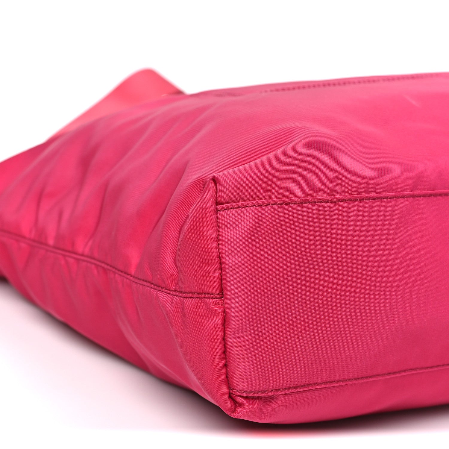 Tessuto Nylon Saffiano Pocket Tote Ibisco - 图片 9