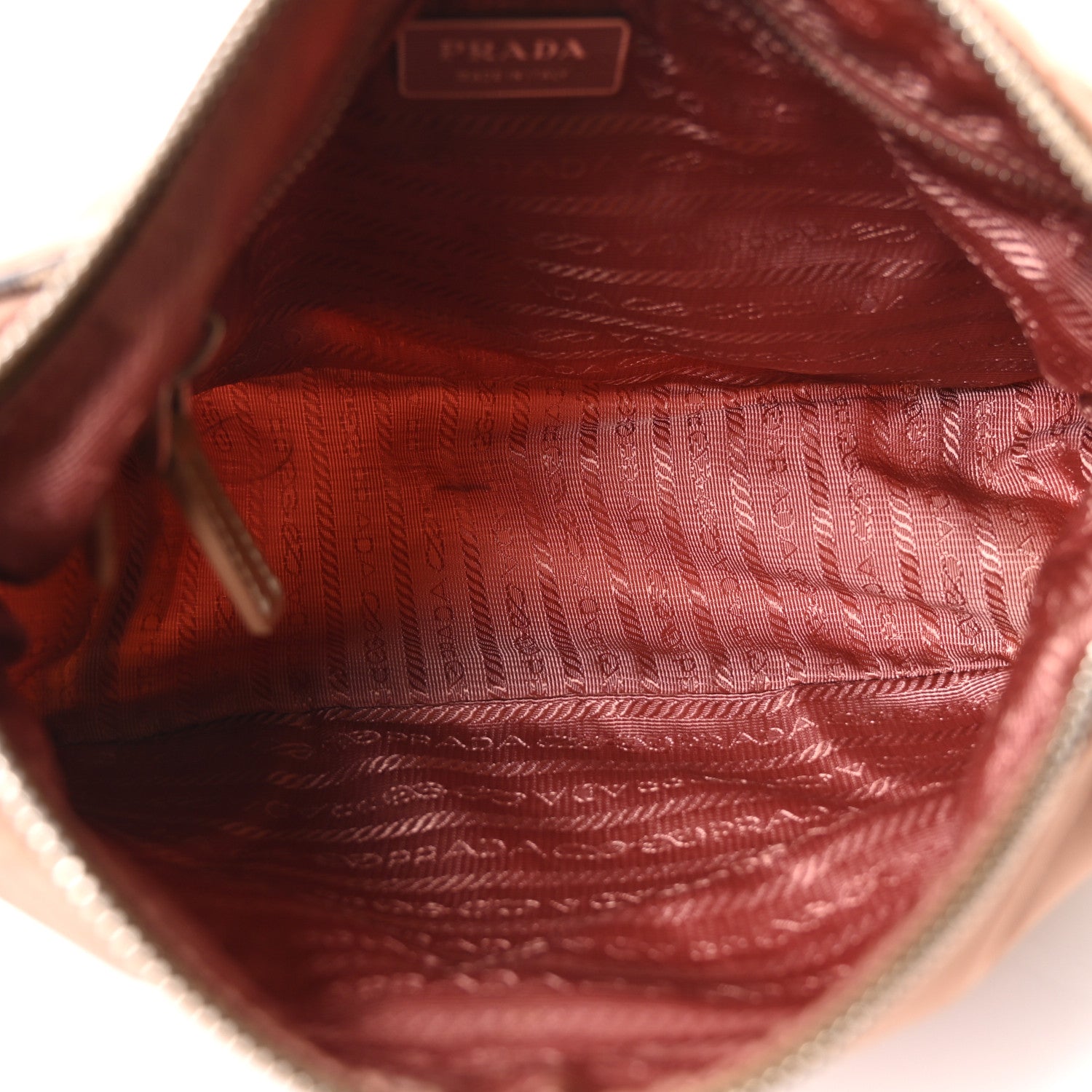 Tessuto Vernice Shoulder Bag Cipria - Image 5