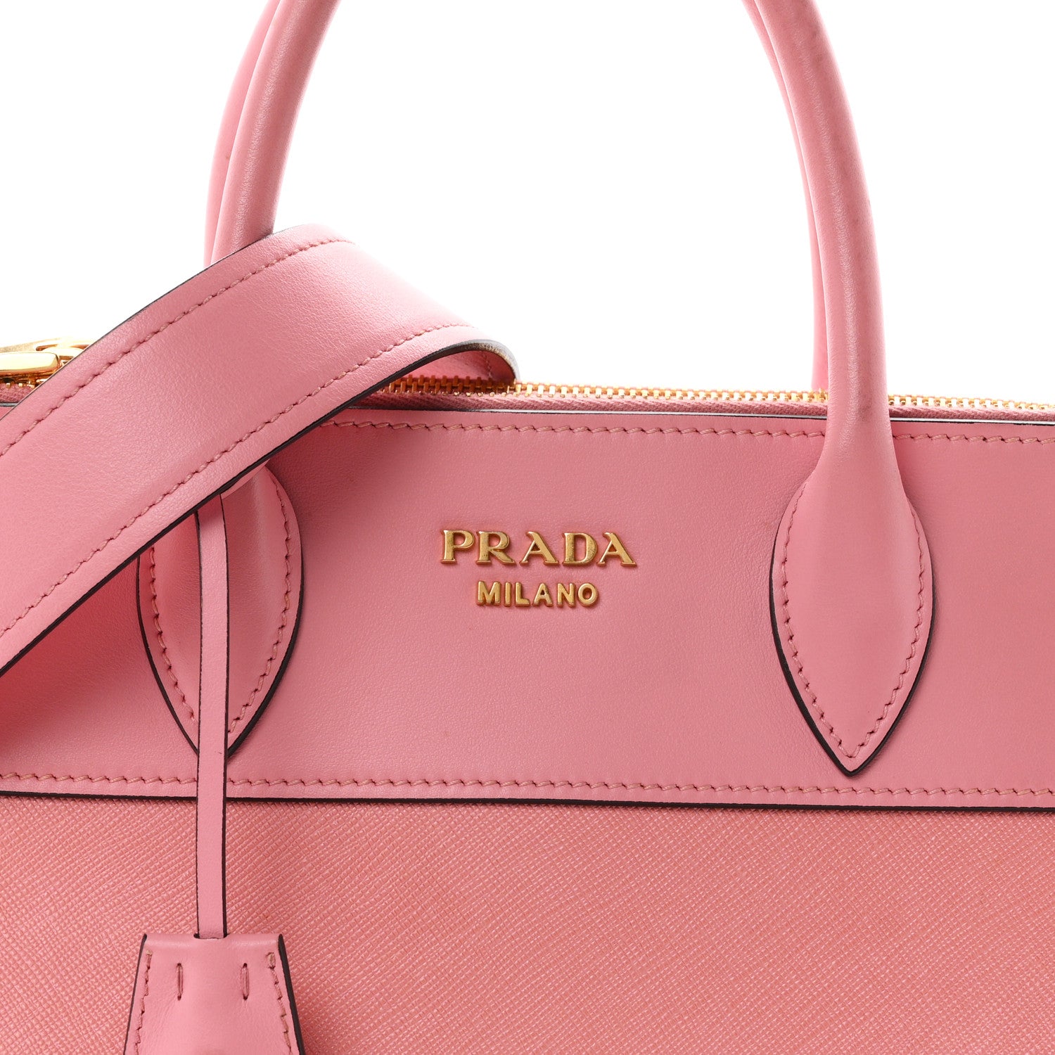 Saffiano City Calfskin Small Paradigme Bag Petalo - Image 8