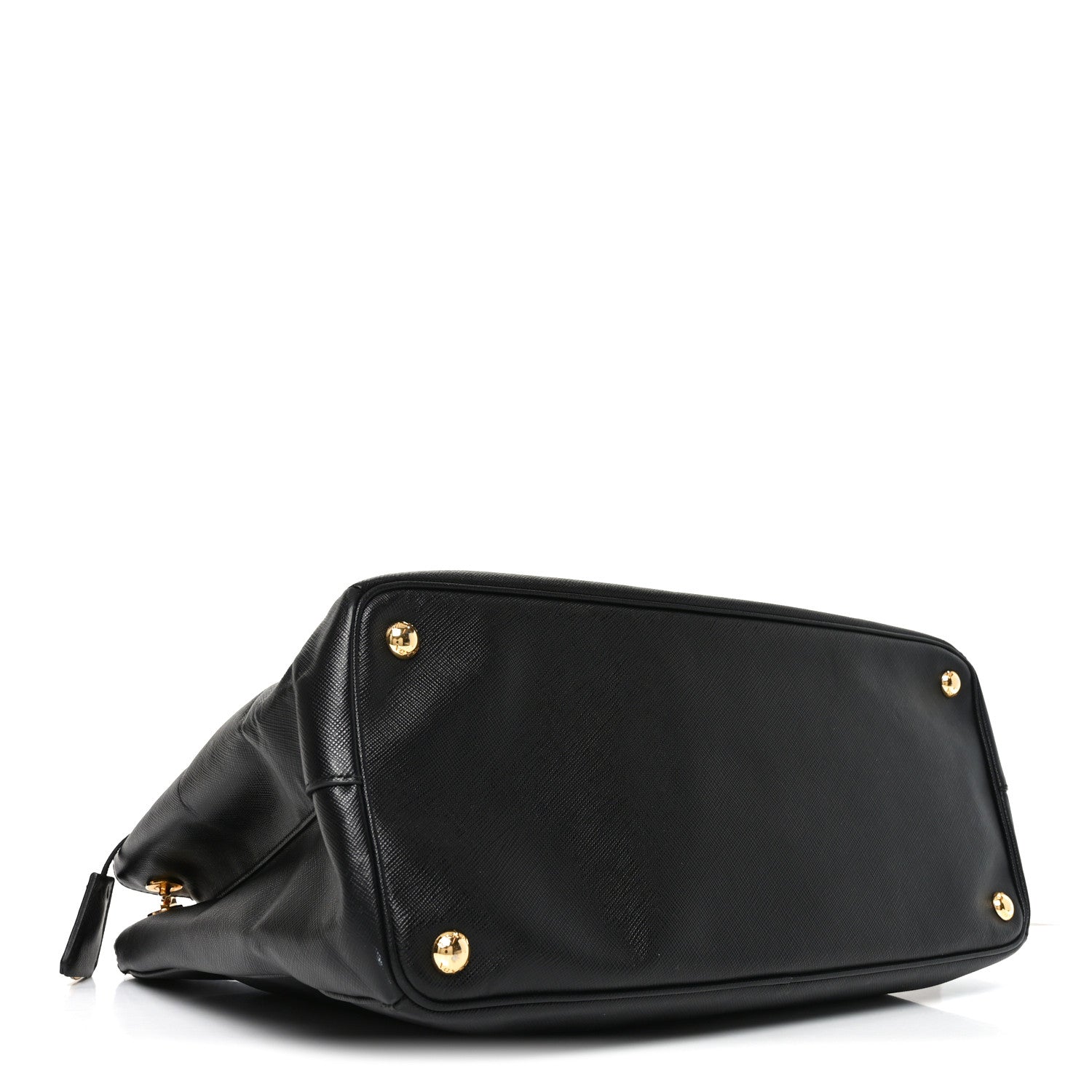 Saffiano Lux Large Galleria Double Zip Tote Black - Image 4