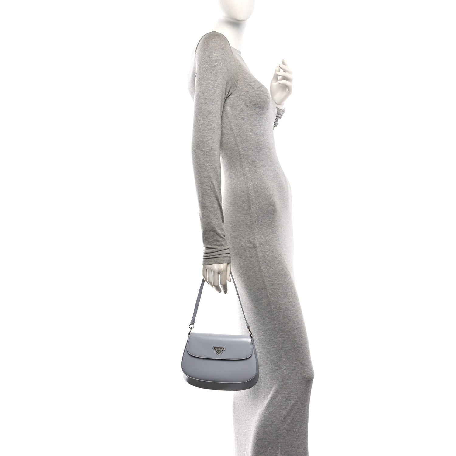 Spazzolato Cleo Flap Shoulder Bag Fiordaliso - Image 2