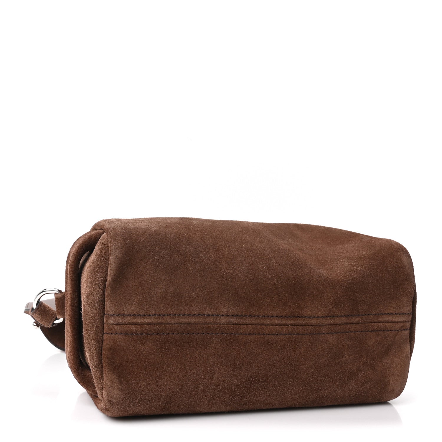 Scamosciato Top Handle Shoulder Bag Cacao - Image 4
