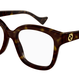 Gucci GG1258O Square Frames in Dark Havana