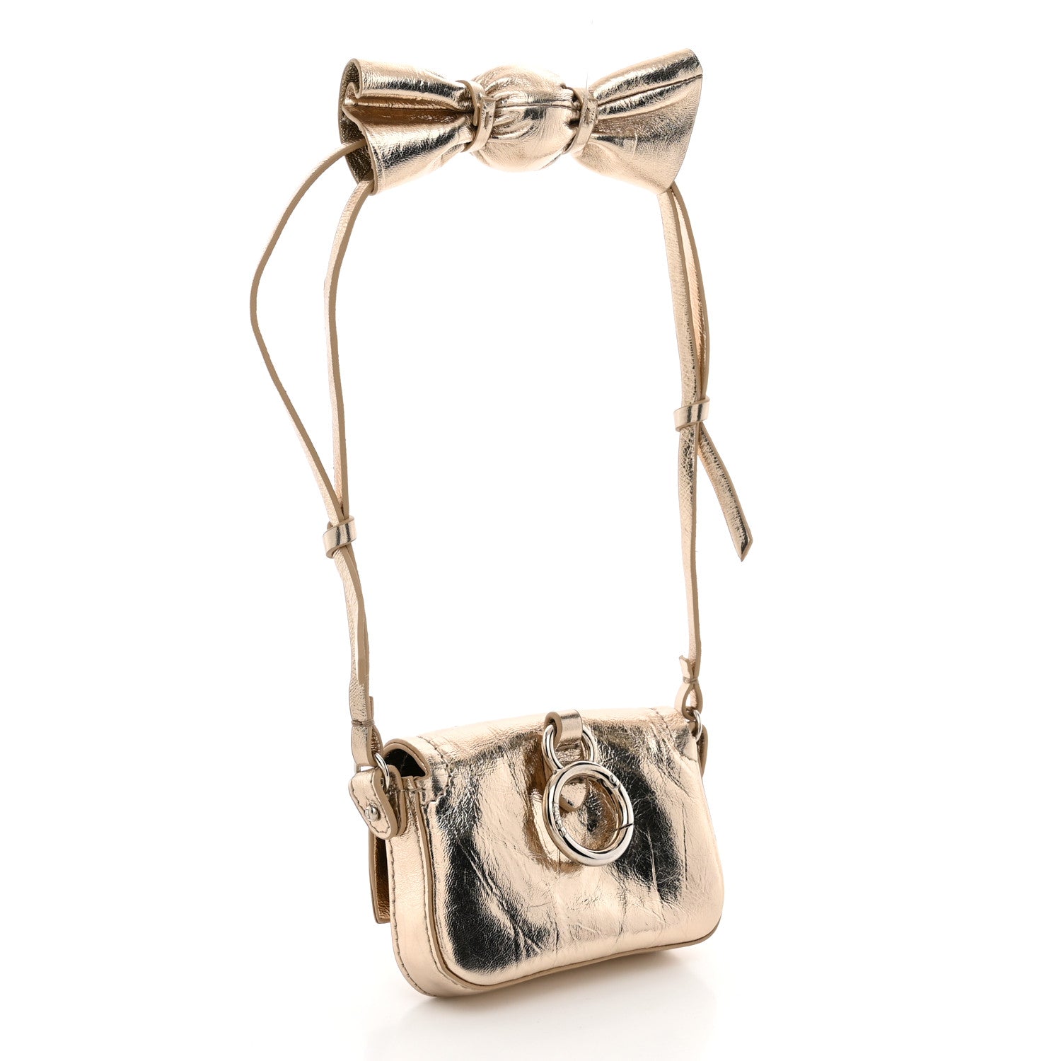 Metallic Nano Baguette So Sweet Handle Charm Gold - Image 3