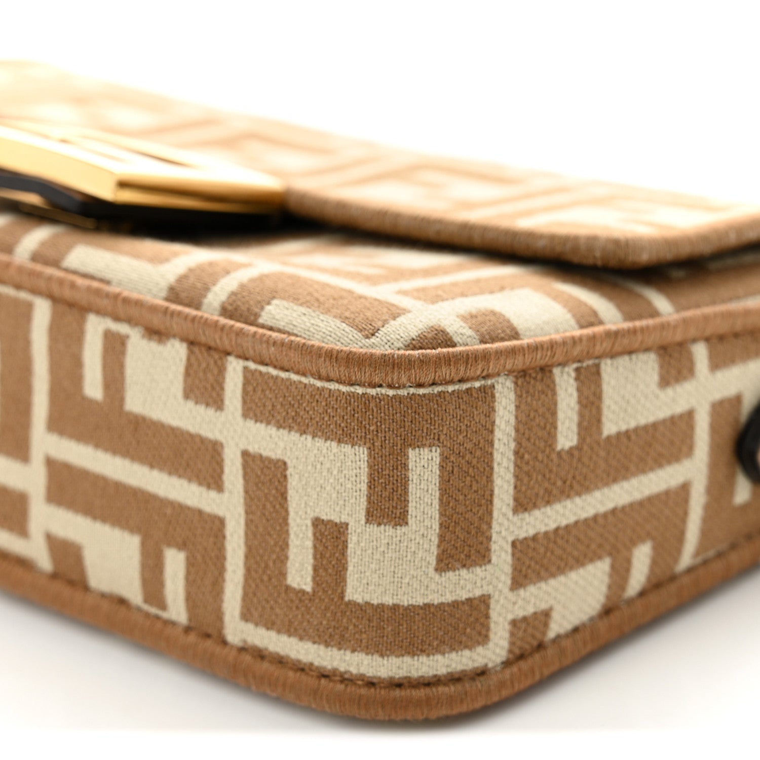 Fabric Jacquard FF 1974 Mini Baguette Beige Sand - Image 10