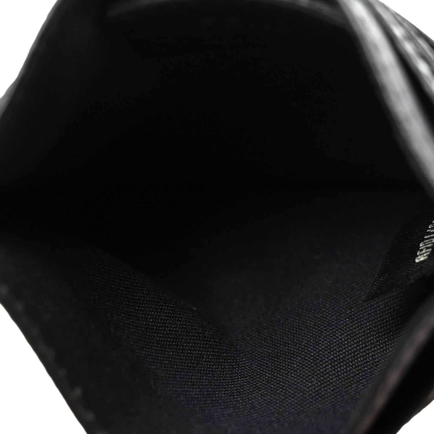 Vitello Cruise Bi-Color FF 1974 Embossed Card Holder Maya Black - Image 5