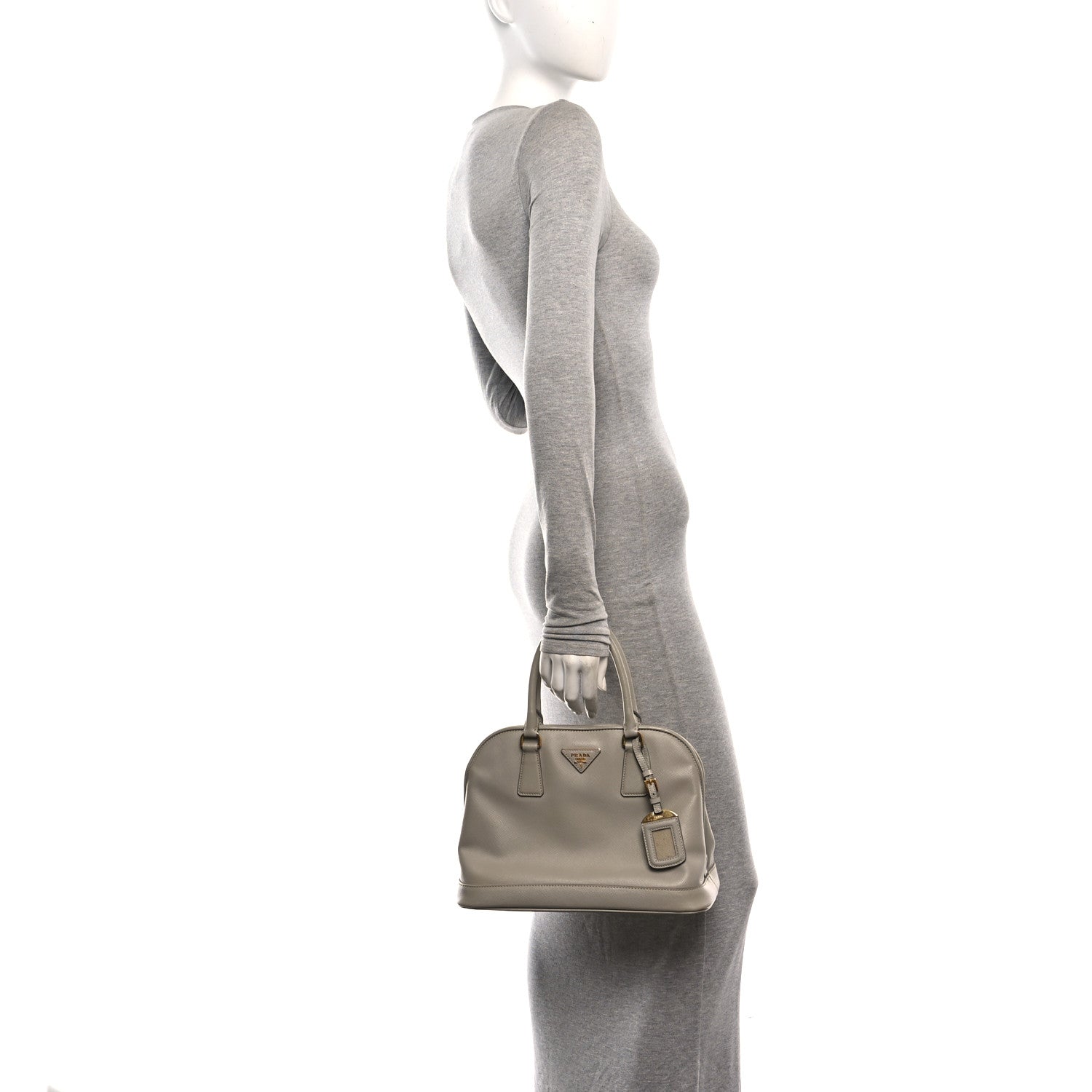 Saffiano Lux Promenade Tote Argilla - 图片 2