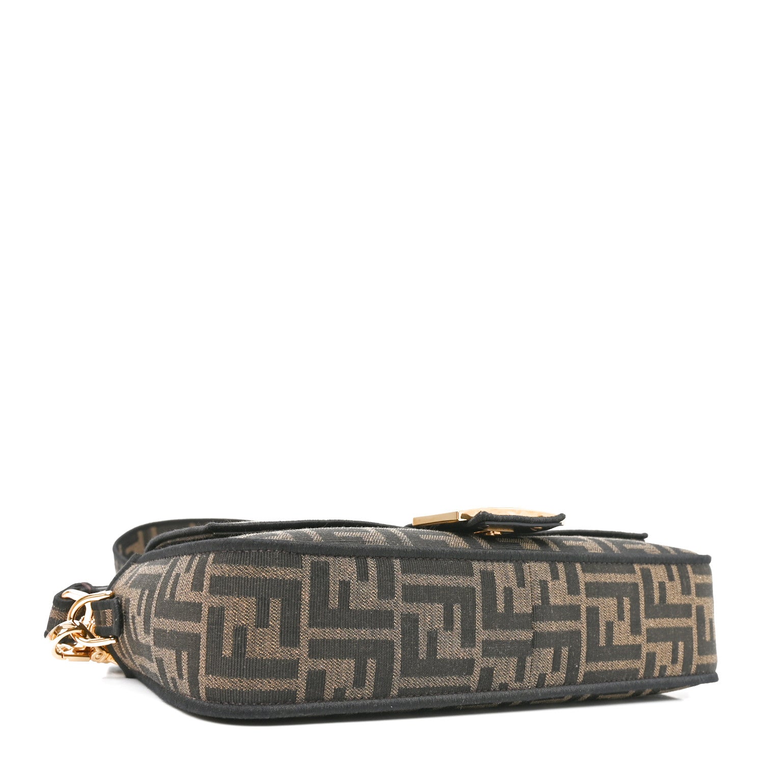 Fabric Jacquard FF 1974 Medium Baguette Tobacco Moro Black - Image 6
