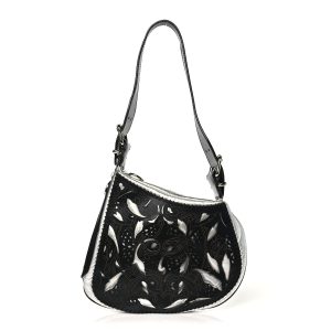 Calfskin Metal Small Oyster Black