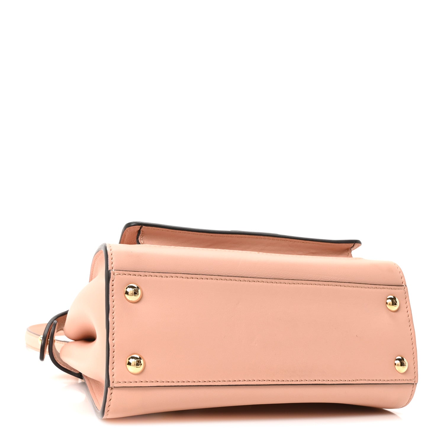 Nappa Pocket Mini Peekaboo Iconic Satchel Baby Pink - Image 4
