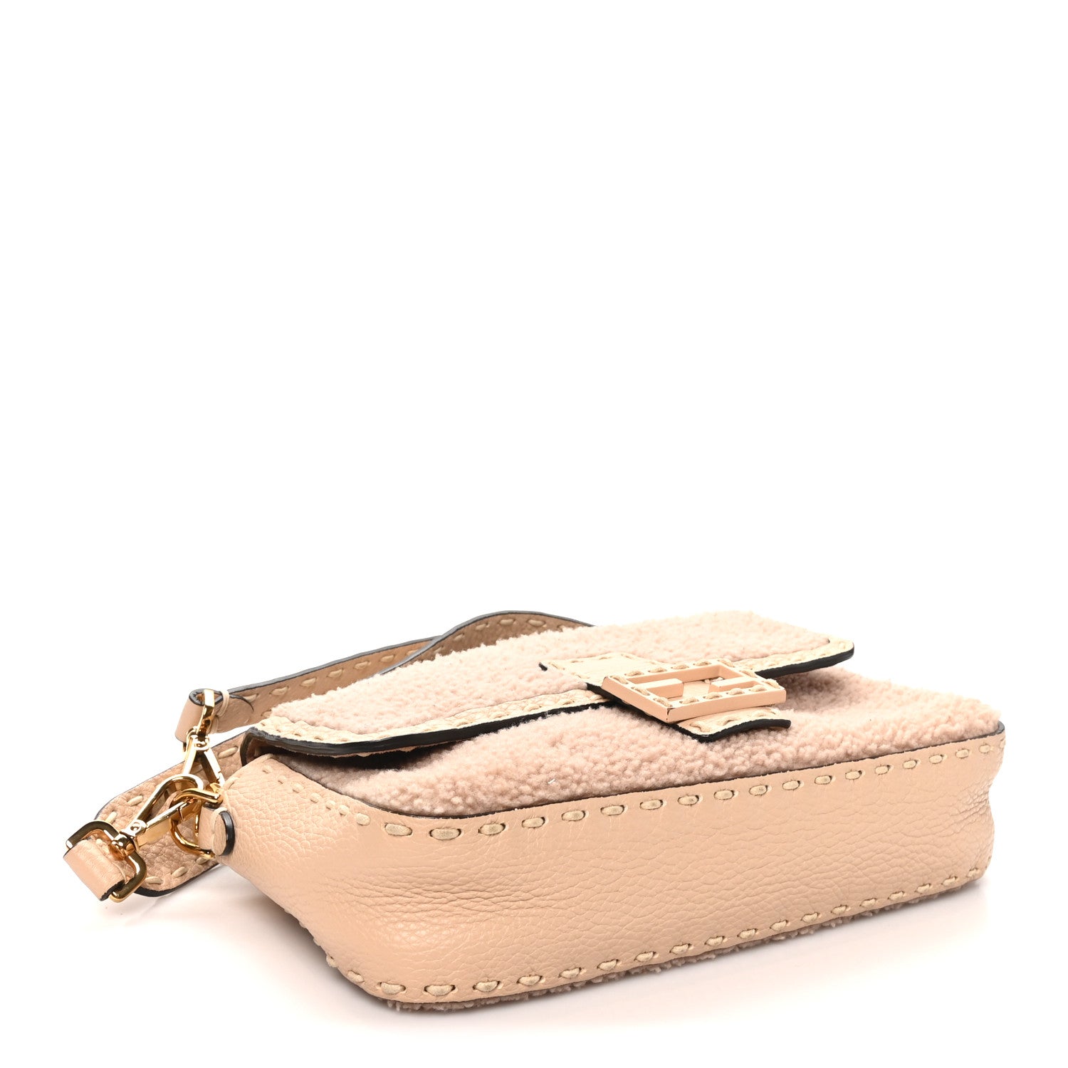 Curly Sheepskin Cuoio Romano Selleria Baguette Plaster Panna - Image 4