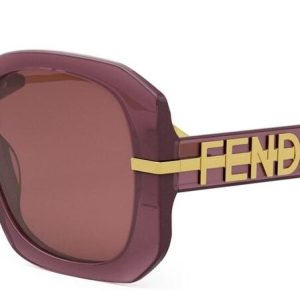 Fendi FE40065F Fendigraphy Burgundy Sunglasses