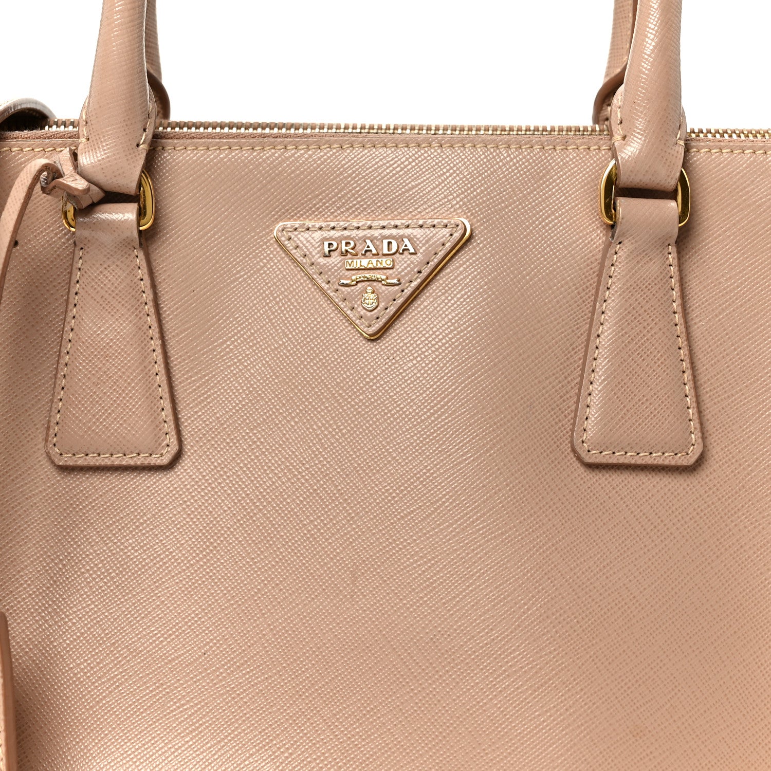 Saffiano Small Galleria Double Zip Tote Cammeo - Image 10