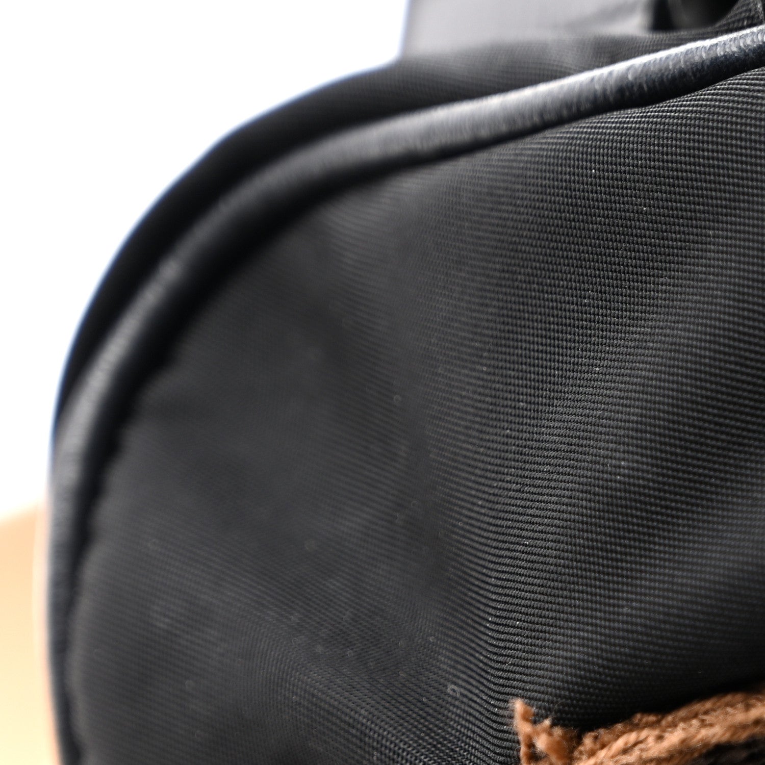 Calfskin Nylon FF Logo Embossed Changing Bag Black - Image 14