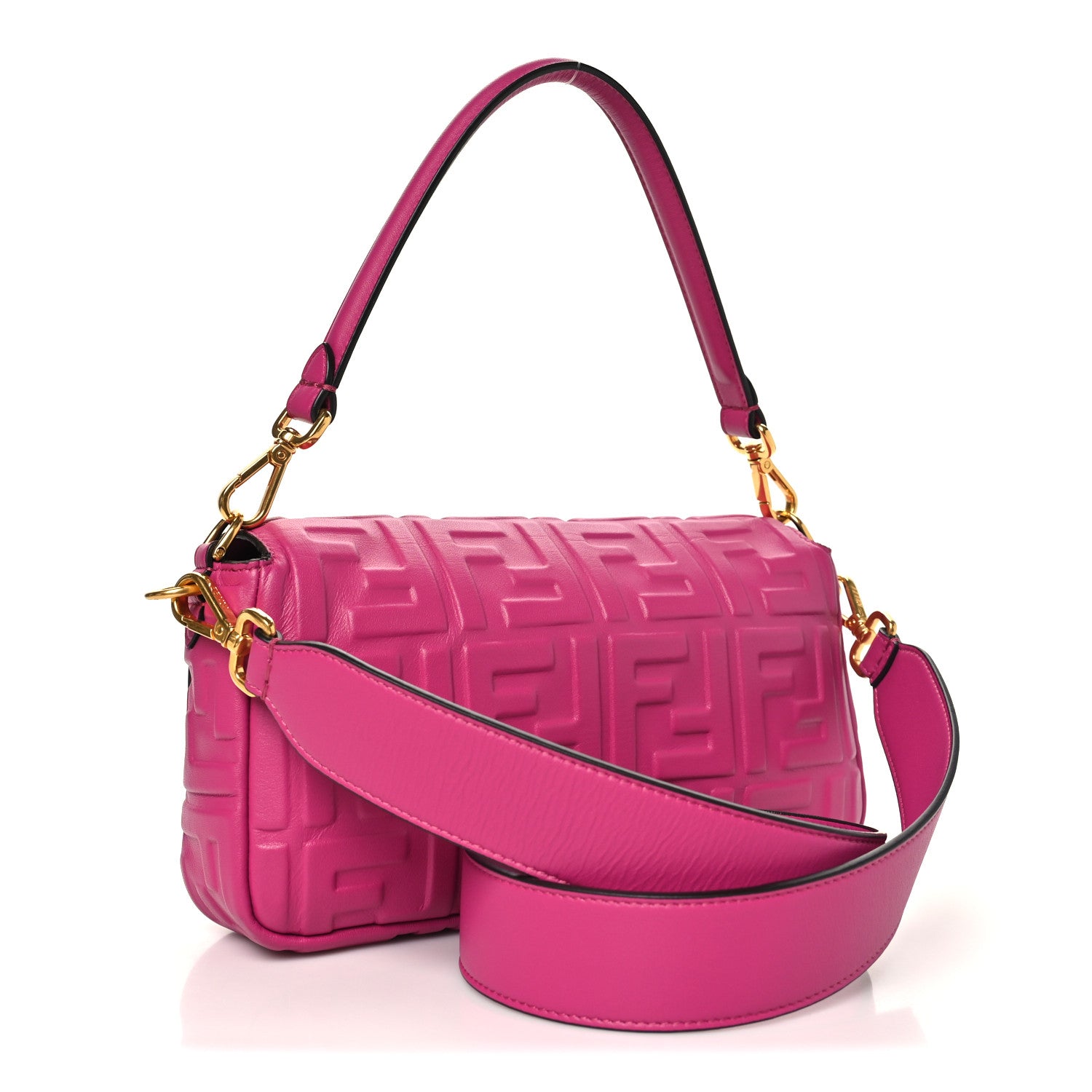 Nappa FF 1974 Embossed Baguette Ciclamino Pilar - Image 3