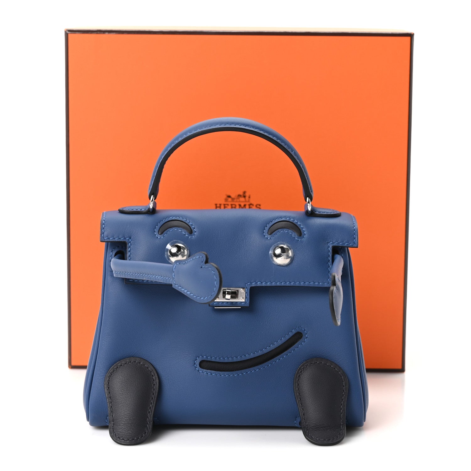 Swift Quelle Idole Kelly Doll Handbag Bleu Tie Caban - Image 10