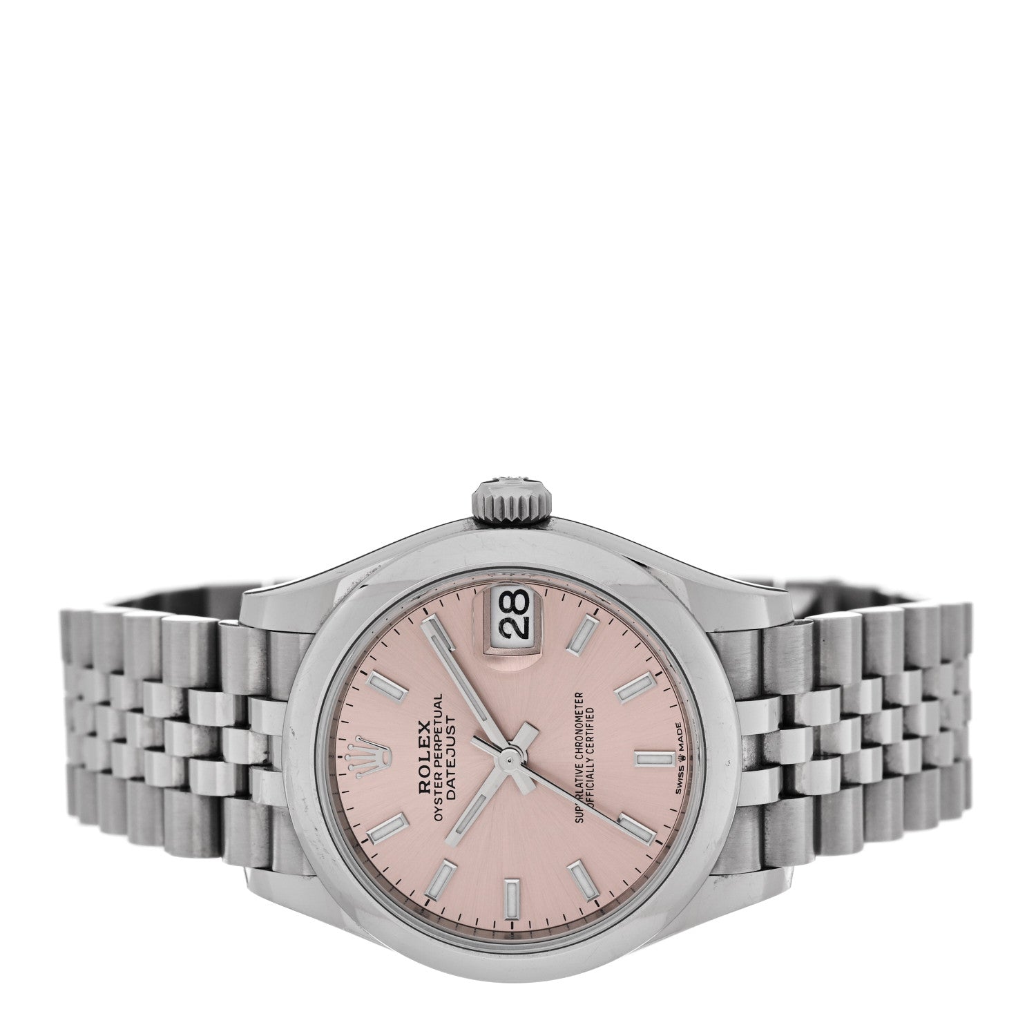 Stainless Steel 31mm Oyster Perpetual Datejust Watch Pink 278240 - Image 2