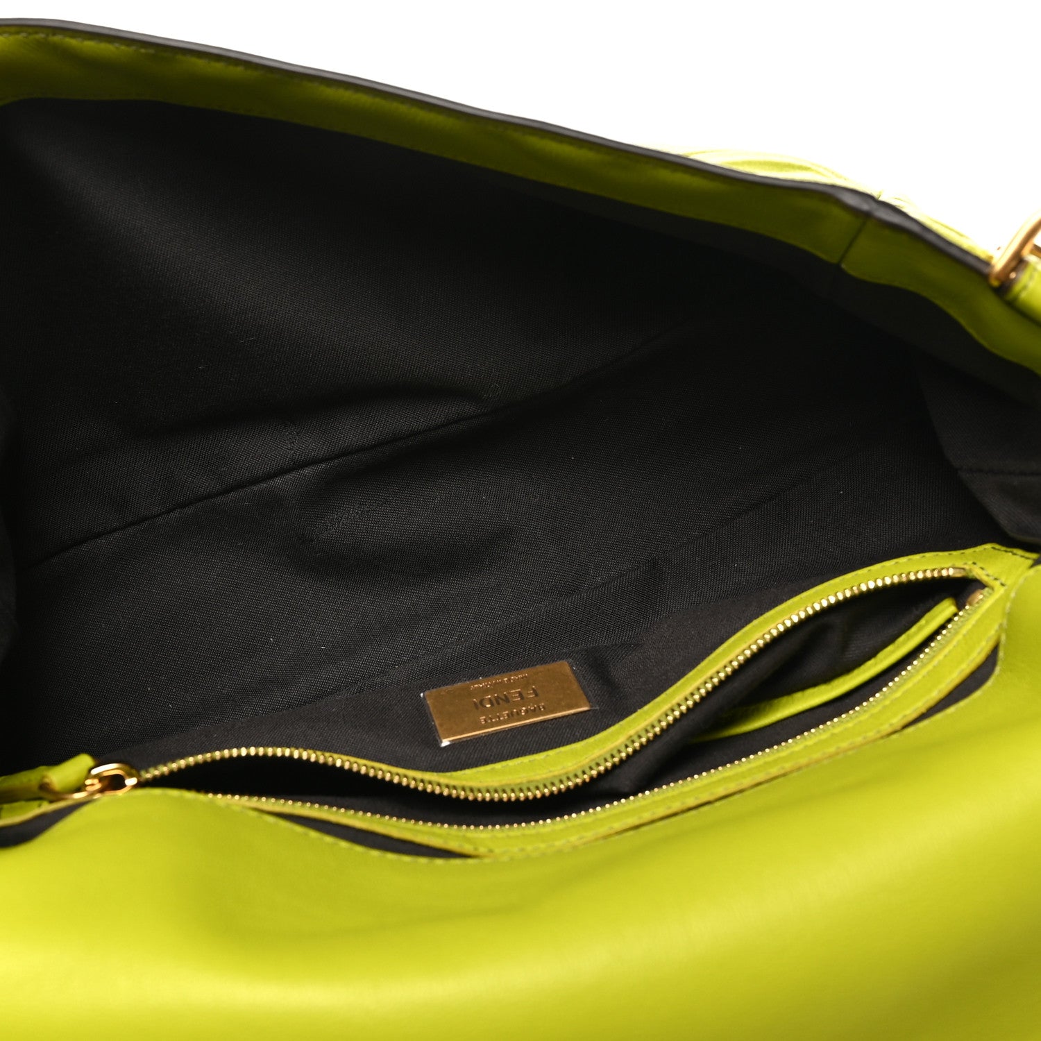 Nappa FF 1974 Embossed Baguette Wasabi - Image 5