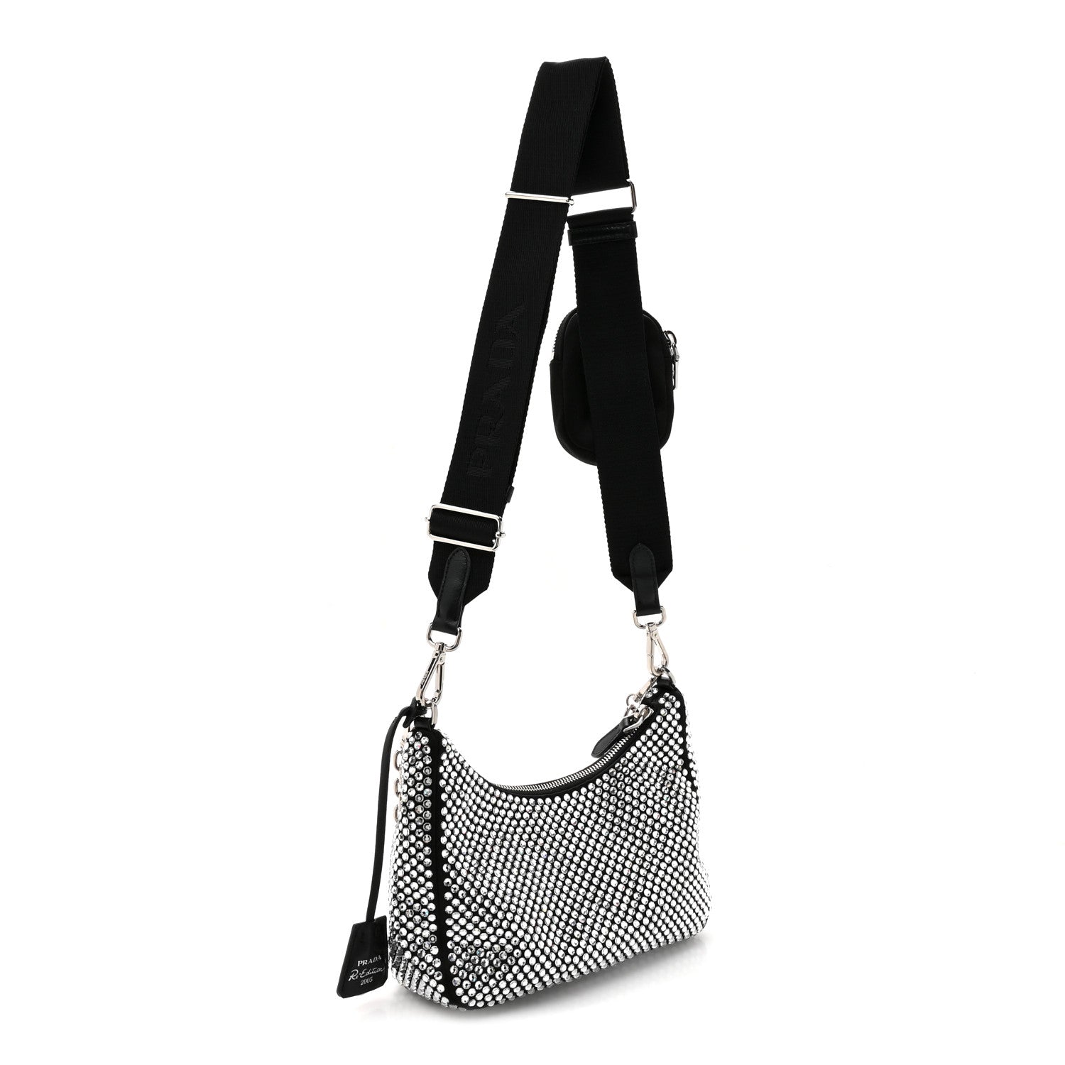 Satin Crystal Re-Edition 2005 Shoulder Bag Cristal - Image 3