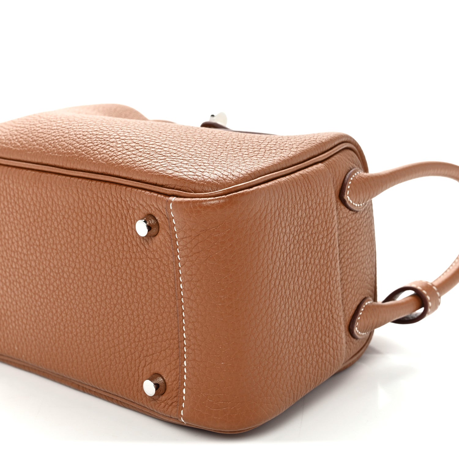 Taurillon Clemence Mini Lindy 20 Gold - Image 10