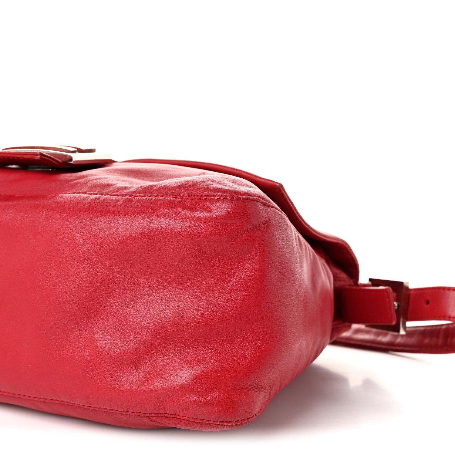 Calfskin Mama Baguette Red - Image 9