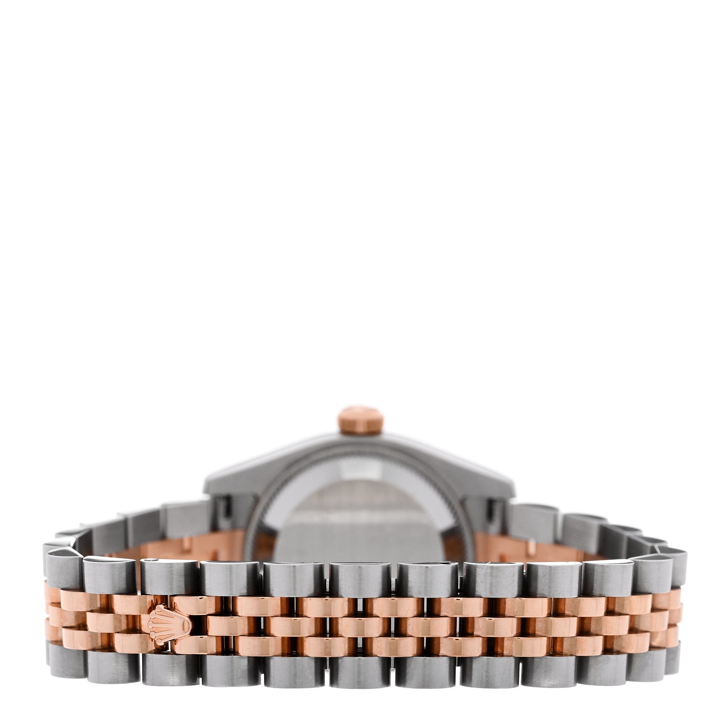 Stainless Steel 18K Everose Gold 26mm Oyster Perpetual Datejust Watch Silver 179171 - Image 3