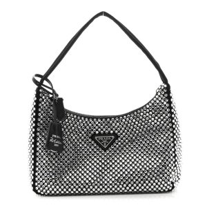 Satin Crystal Mini Re-Edition 2000 Bag Cristal
