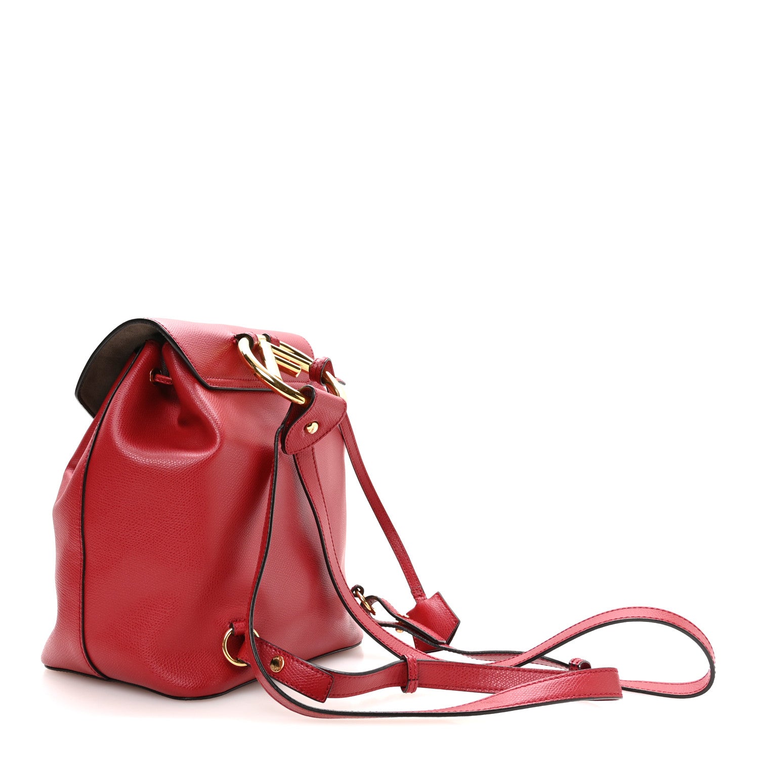 Vitello Cruise F is Fendi Drawstring Backpack Fragola - Image 2