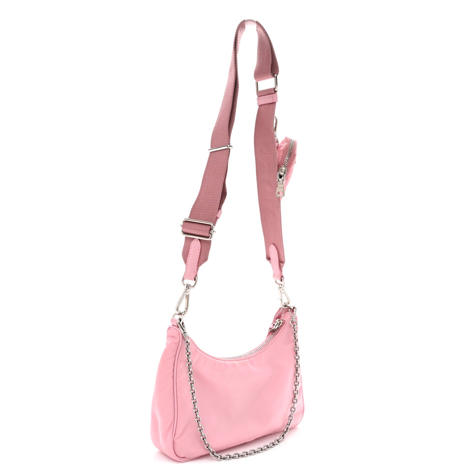Nylon Re-Edition 2005 Shoulder Bag Rosa - Image 3