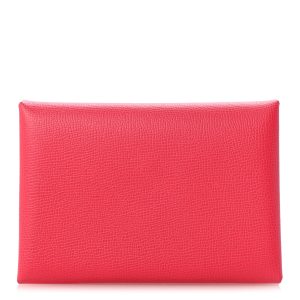 Epsom Calvi Duo Card Case Framboise