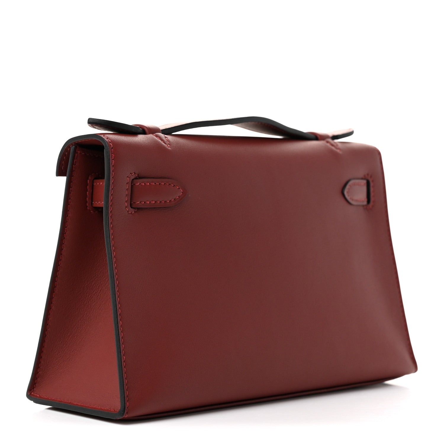 Swift Kelly Pochette Clutch Rouge H - Image 10