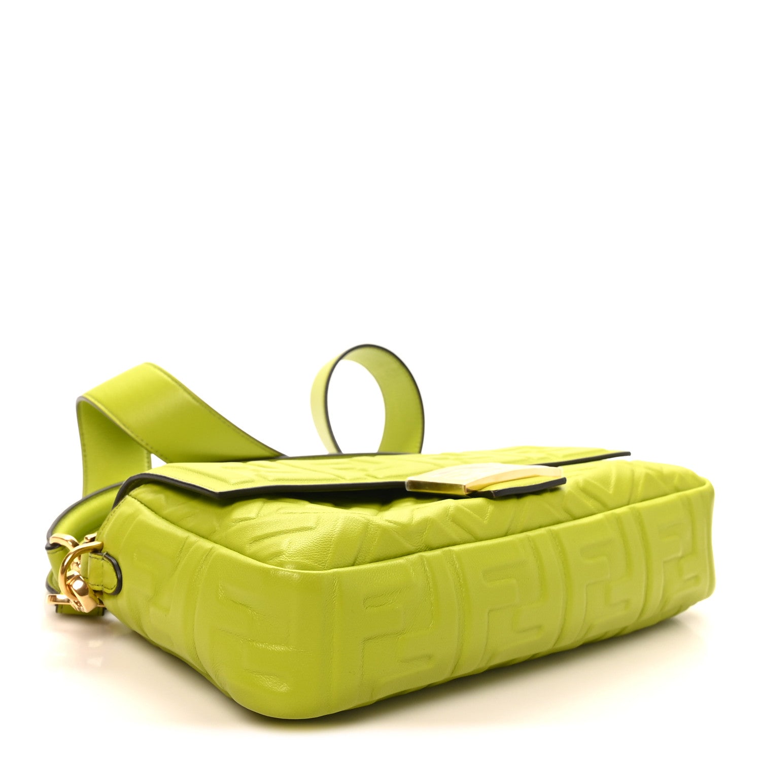 Nappa FF 1974 Embossed Baguette Wasabi - Image 4