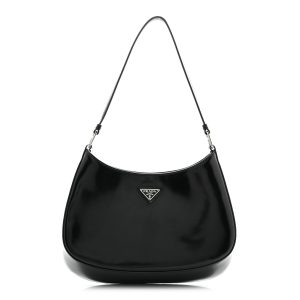 Spazzolato Cleo Shoulder Bag Black