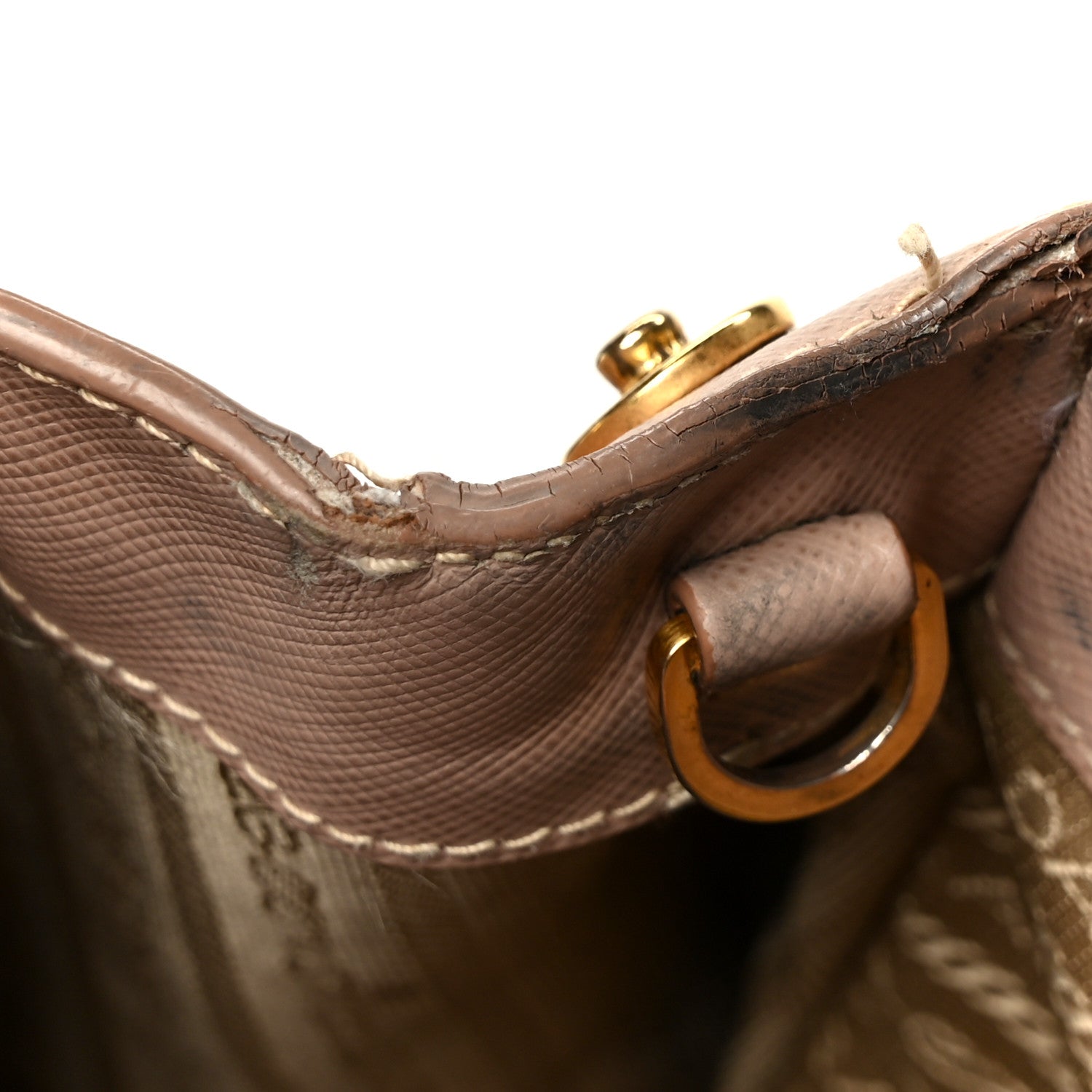 Saffiano Small Galleria Double Zip Tote Cammeo - Image 15