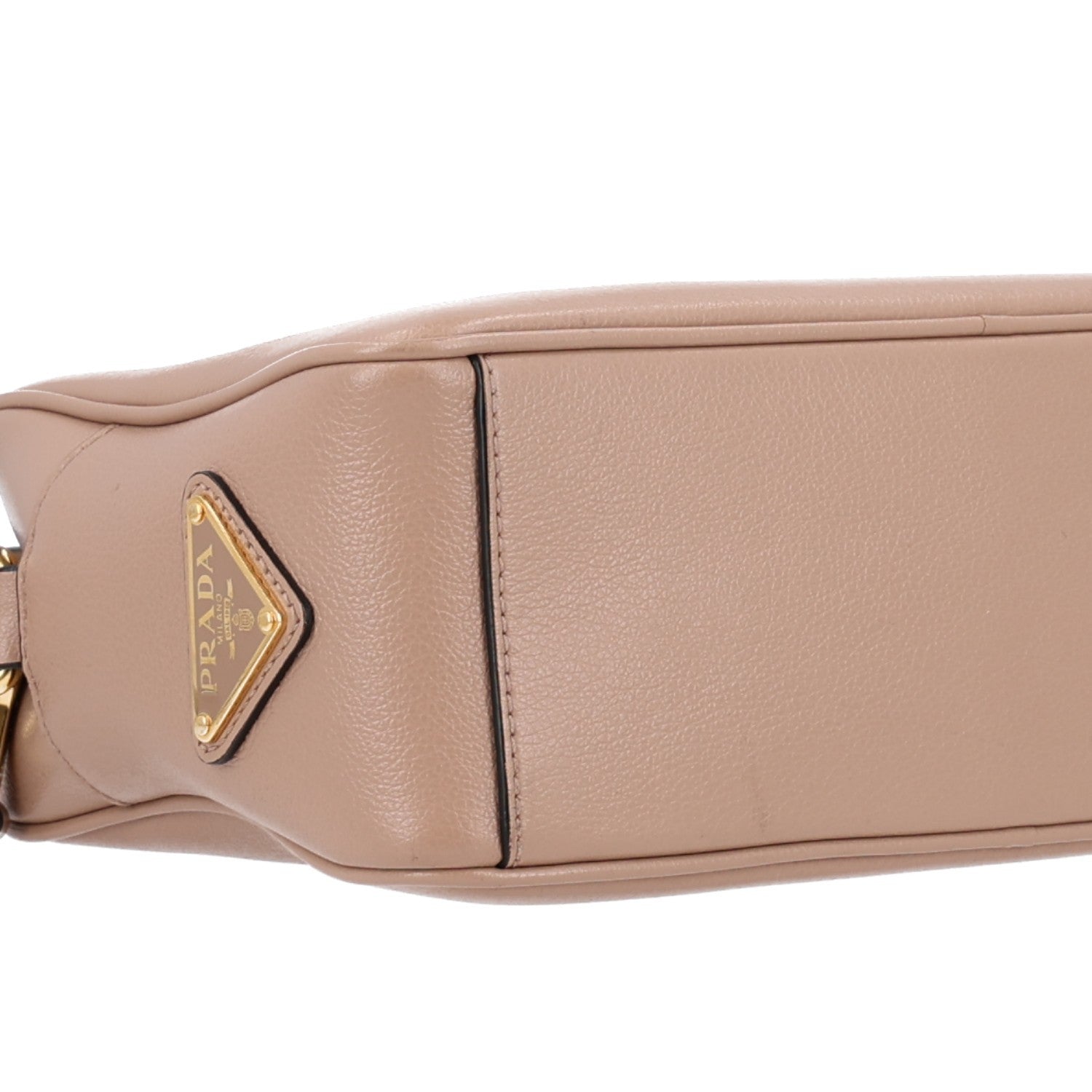 Glace Calfskin Embossed Logo Crossbody Cammeo - Image 9