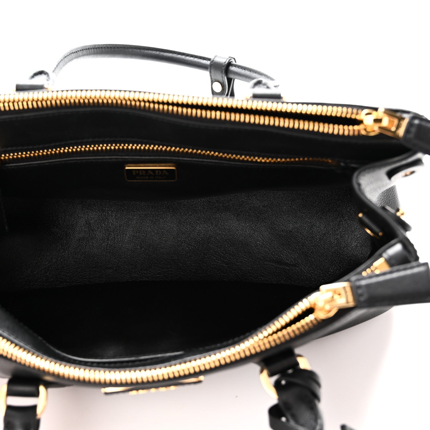 Soft Grain Medium East West Galleria Double Zip Bag Black - 图片 5