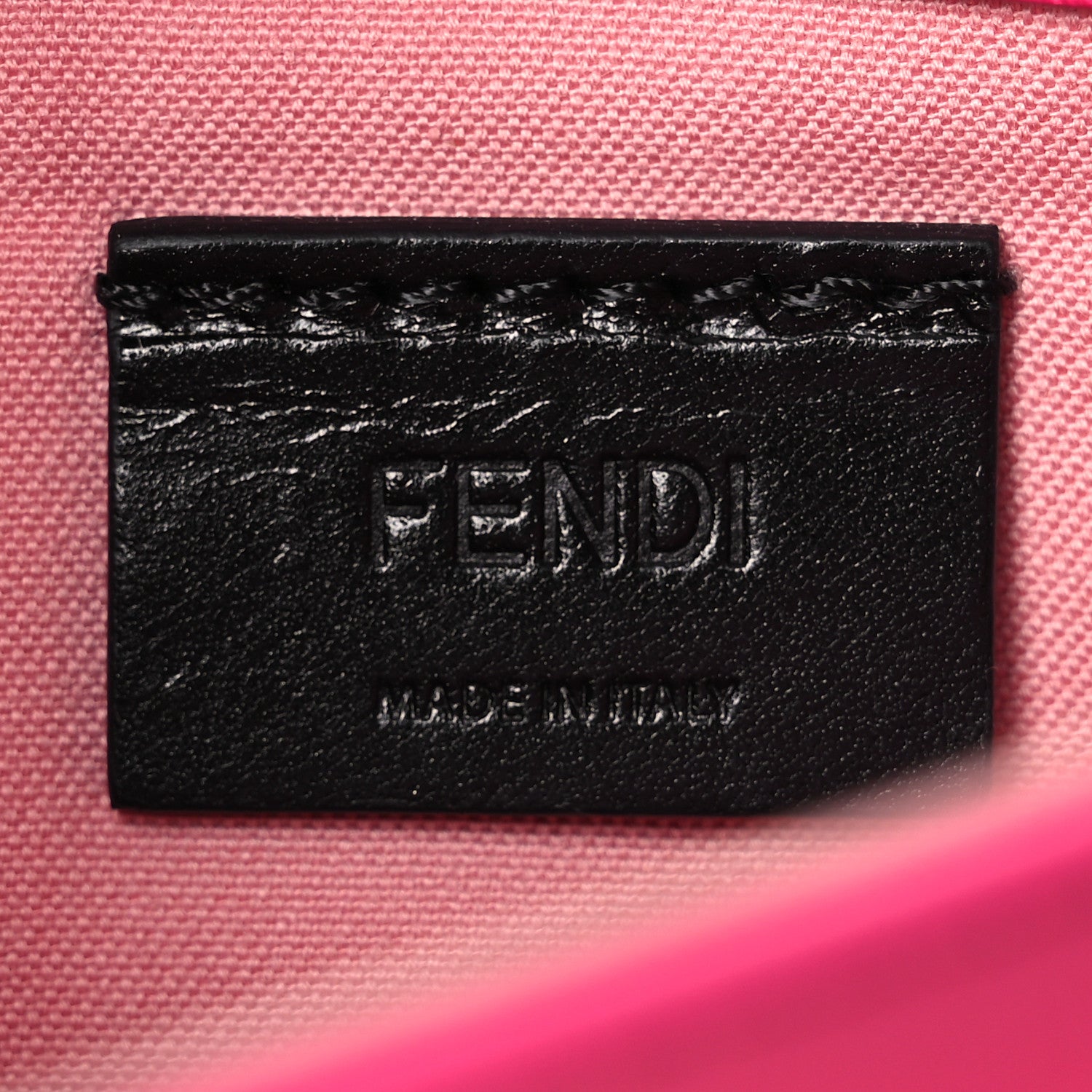 Vitello Flamingo Tube Wallet on Chain Fuchsia - Image 6