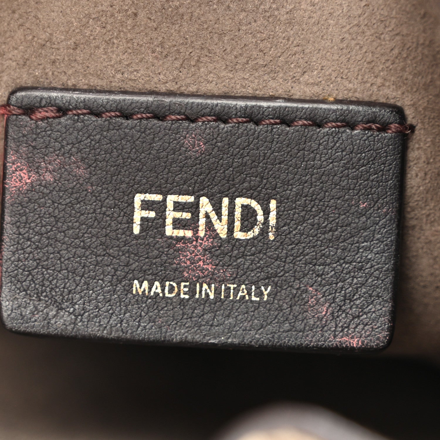 Suede Vitello Grace F is Fendi Micro FF Mini Mon Tresor Bucket Bag Nude Spring Maya - Image 6