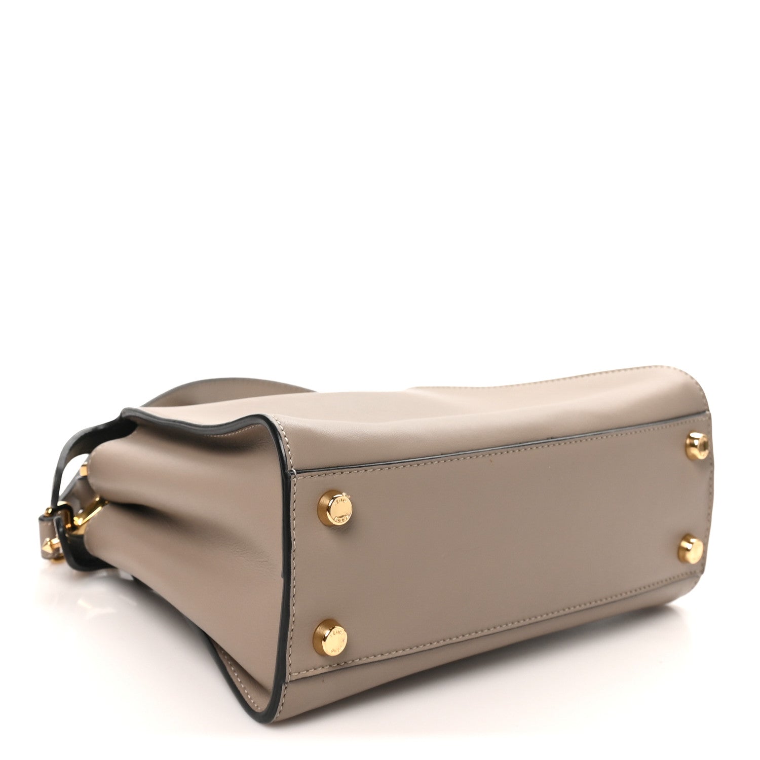 Vitello Tahiti Burro Medium Peekaboo Iconic Essentially Satchel Tortora Black - Image 4