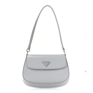 Spazzolato Cleo Flap Shoulder Bag Fiordaliso