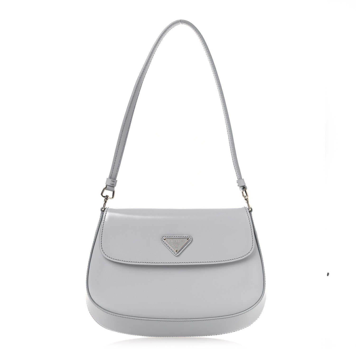 Spazzolato Cleo Flap Shoulder Bag Fiordaliso