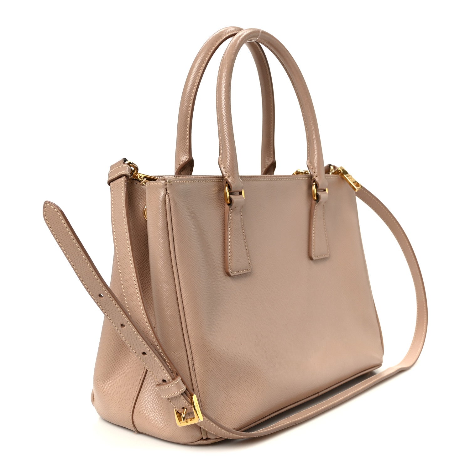Saffiano Small Galleria Double Zip Tote Cammeo - Image 3